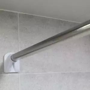 압축커텐봉 욕실 다용도실 무타공 행거봉 110-200cm 압축봉