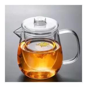 현이몰 유리포트 주전자 내열 유리거름망 차포트 600ml 티팟 티메이커 차주전자 티주전자 유리티포트