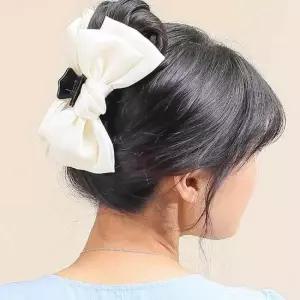 리본집게핀 올림머리 묶음머리 대왕집게핀 빅집게핀 리본핀