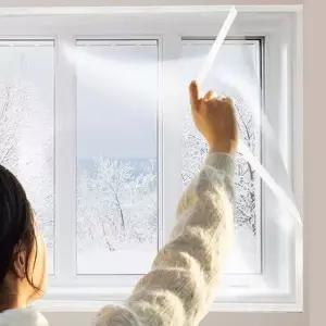 창문 방풍 비닐 바람막이 거실 투명 흰색