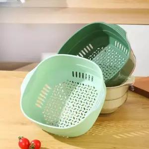 현이몰 야채 과일 세척바구니 믹싱볼 다용도 바구니 세척볼 과일채반 야채채반 물빠짐바구니 배수바구니