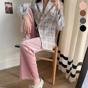 루즈핏 벨벳 밴딩팬츠 ELC-9003 aKI9+7dKJ