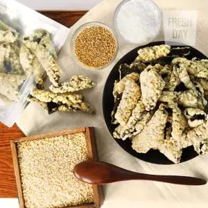 [프레시데이] 바삭고소한 고창 울어매 수제 찹쌀 김부각 전통 튀각 2봉×70g