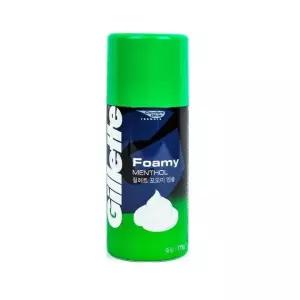 질레트 포오미 멘솔 쉐이빙 폼 175g 남성 면도폼