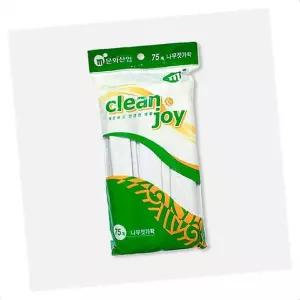 업소용 위생적인 나무 젓가락 75PCS 얇은