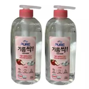 피죤 퓨어 기름싹 주방세제 사과향 700ml, 2개
