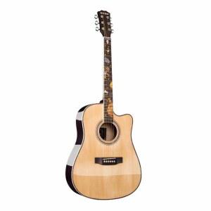 어쿠스틱 기타 초보자 연습용 우드 사일런트기타 원목색상 입문용 39인치 일렉 미니 클래식