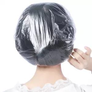 염색 파마 샤워 일회용 비닐 위생모 헤어캡 100P RD-10221
