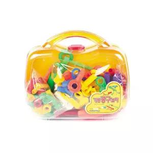 h21 한립 가방공구놀이 HL050 장난감 역할 만들기 볼트와너트 어린이 아이 끼우기