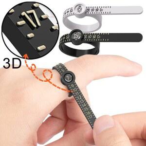 FINGER RING SIZE MEASU SIMPLE RINGS TOOLS MENT FINGERS COIL RULER MEASURING JEWELRY MAGNIFIER TESTER