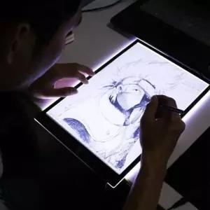 웹툰태블릿 650TQO44 펜 그리기패드 A4그림카피 드로잉태블릿