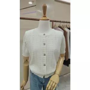 [케네스레이디]반팔 퍼프소매 가디건 EVKCDQD990_CA