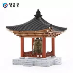 종각목재모형 조립키트 완구 미니우드 어쳐만들기 만들기수업