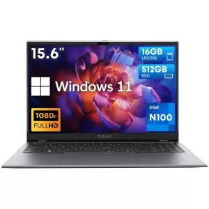 CHUWI GemiBook 플러스 15.6in Windows 11 LAPTOP 랩탑 노트북 Intel N100 16GB 512GB SSD 솔리드 스테이트