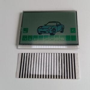 러시아어 A9 Lcd 디스플레이 유연한 케이블 양방향 자동차 알람 Starline A8 원격 제어 키 체인 KGB FX5 5