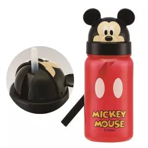 캐릭터 빨대 물통 350ml (미키마우스 페이스) (PBS3STD) 어린이 키즈 유치원 소풍 물병