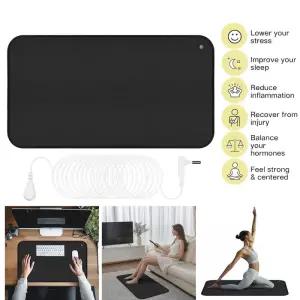 발 접지 매트 지구 연결 웰빙 근육 긴장 여행용 25-120CM 패드