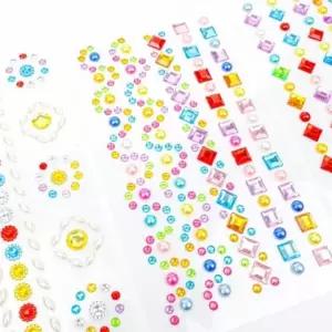 대원피엔피 큐빅 스티커 사각 진주 20개묶음