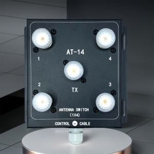 4방향 동축 원격 안테나 스위치 1.8MHz-60MHz 500W PEP 안테나 분배기 스위치 RF 안테나 스위치 컨트롤러 (
