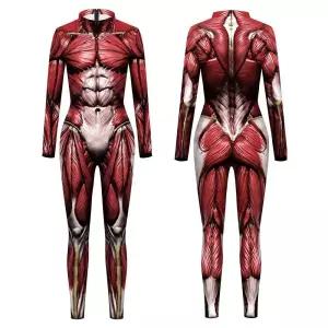 진격의거인옷 근육 빅사이즈 코스프레 진격거 쫄쫄이