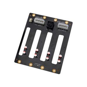 서버 백플레인 4SAS 7 + 7 + 15 핀 8643 HDD 어댑터 마더보드 SSD SATA 하드 디스크 Molex 4pinX2 전원 공