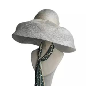 햅번모자 웨딩 귀족 프렌치 창넓은 모자 클래식