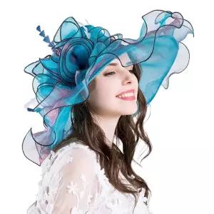 챙넓은모자 개화기 귀족 자외선차단 촬영용 패션 영국 바캉스 모자 프랑스 연극무대