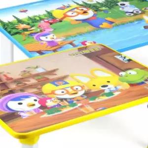 유아 어린이 캐릭터 접이식 공부상 밥상 테이블