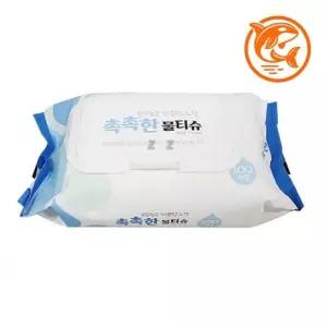 부드러운 청결 물티슈 100매 다용도 위생 티슈 필수 아이템