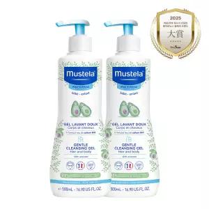 무스텔라 젠틀 클렌징 젤(탑투토워시)(모든 피부) 500ml, 2개