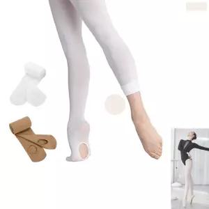 성인 발레 옷 하의 타이즈 스타킹 흰색 살색 발레 레깅스 발레복 바지
