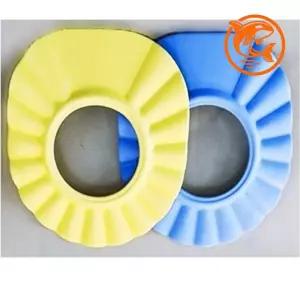 안전한 유아 목욕 머리 보호 캡 아기 샤워 모자 헤어 감기기