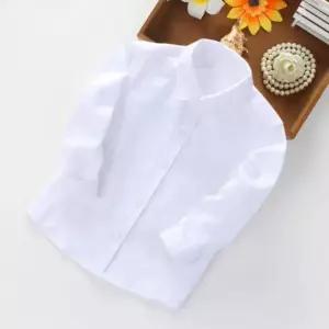 아동 주니어 남아 화이트 셔츠 흰 남방