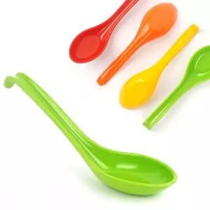 수저 멜라민 우동 스푼 1P 일식숟가락