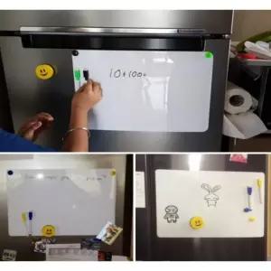 자석 고무 시트지 미니 화이트보드 A3 메모 보드