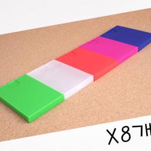 [2개구성] 컬러 케이스색상랜덤X8개 수납 디자인 명 카드 신용 보관 함 EW7AA9AA