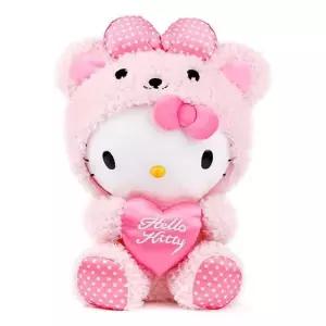 헬로키티 핑크 곰돌이 인형옷 하트 코스튬 고양이