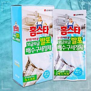 [2개구성] 세척제 배수구 세정제 형 거품 발포 싱크대 하수구제거 HWFGLQOH