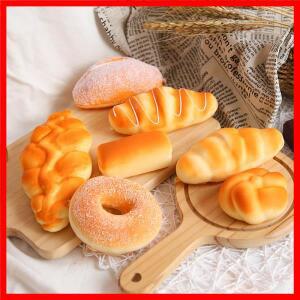 말랑말랑한 음식 모양의 창의적인 시뮬레이션 빵 토스트 도넛 슬로우 라이징 스퀴즈 스트레스 해소 장난감,