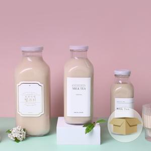 사각 밀크티 병 1박스 300ml 40병 / 500ml 35병 / 1000ml 20병
