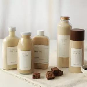 밀크티 병 더치 커피 콜드브루 보틀 유리 용기 음료 주스 PET