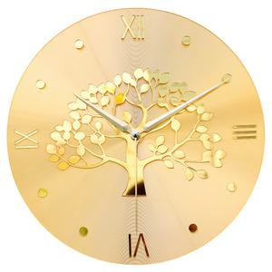 황금나무 벽시계 로마 골드 인테리어 무소음 벽걸이시계 개업 집들이선물