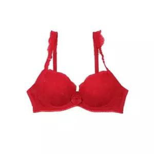 [하프클럽/헌트]헌트이너웨어 여성 퓨어레드 프릴끈 브라(HIBR71C11L_20)