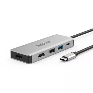 C타입 7 in 1멀티 USB 아답터 멀티 리더기 HDMI 허브 NEXT 2261TCH-DUAL