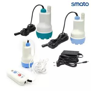 스마토 미니 전동 수중펌프 농업 수영장 지하실 배수 DC/AC겸용