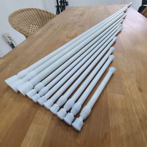 쿠웅 압축봉 커튼봉 길이별 20가지종류 화이트 블랙