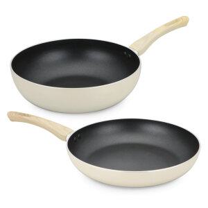 퀸센스 로제 후라이팬 궁중팬 2종세트, 1개