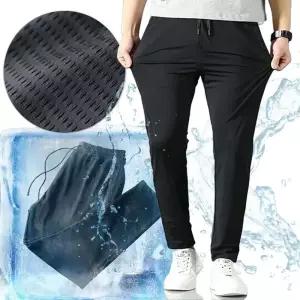 남자 봄 여름 냉감 츄리닝 밴딩 바지 작업복 쿨 냉감 아이스 헬스 러닝 팬츠 노가다 GN0311