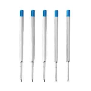 볼펜심5개 파랑 독일잉크 유성 고급볼펜 리필심 몽블랑 파카 스위스밀리등