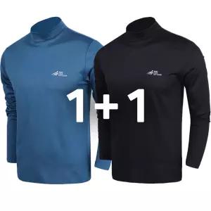 겨울작업복 빅사이즈 기능성목티 반목 목폴라 긴팔